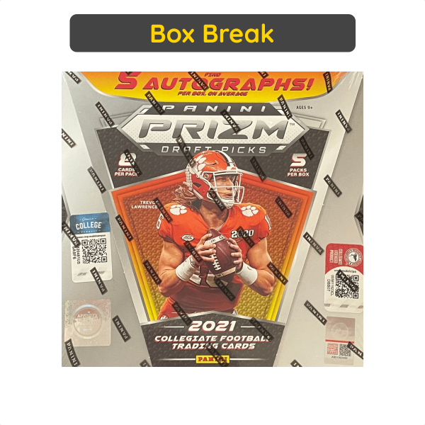2021 Panini Prizm Football Draft Picks Hobby Box (5 Packs Available)